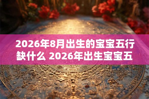 2026年8月出生的宝宝五行缺什么 2026年出生宝宝五行缺失何 2026年8月出生的宝宝五行缺什么 2026年出生宝宝五行缺失何