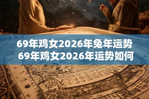 69年鸡女2026年兔年运势 69年鸡女2026年运势如何 69年鸡女2026年兔年运势 69年鸡女2026年运势如何