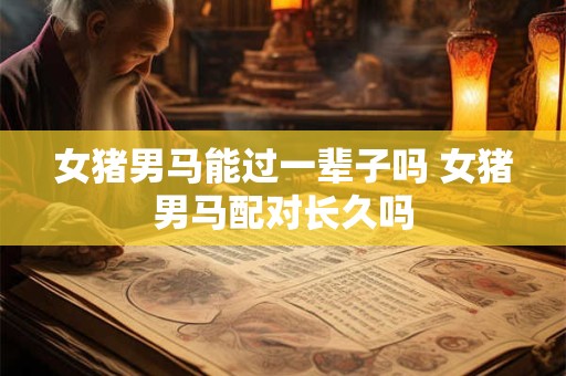 女猪男马能过一辈子吗 女猪男马配对长久吗 女猪男马能过一辈子吗 女猪男马配对长久吗
