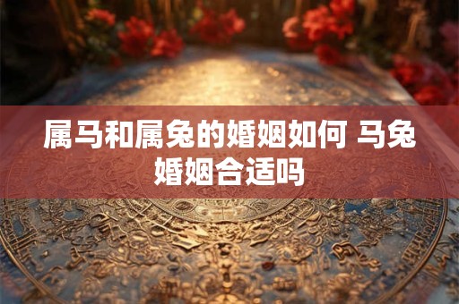 属马和属兔的婚姻如何 马兔婚姻合适吗 属马和属兔的婚姻如何 马兔婚姻合适吗