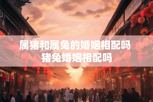 属猪和属兔的婚姻相配吗 猪兔婚姻相配吗 属猪和属兔的婚姻相配吗 猪兔婚姻相配吗