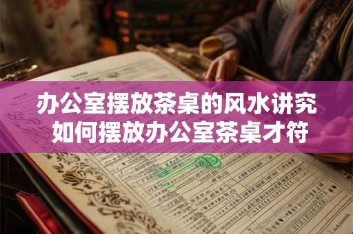 办公室摆放茶桌的风水讲究 如何摆放办公室茶桌才符合风水