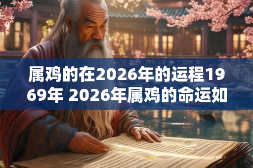 属鸡的在2026年的运程1969年 2026年属鸡的命运如何
