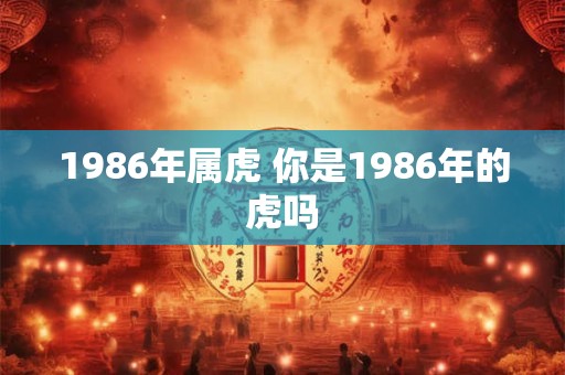 1986年属虎 你是1986年的虎吗