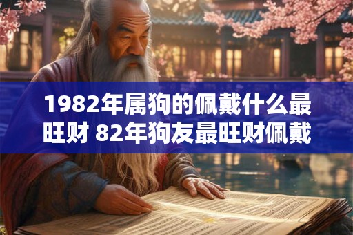 1982年属狗的佩戴什么最旺财 82年狗友最旺财佩戴啥