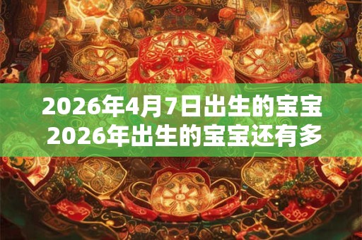 2026年4月7日出生的宝宝 2026年出生的宝宝还有多久到三岁 2026年4月7日出生的宝宝 2026年出生的宝宝还有多久到三岁