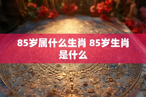 85岁属什么生肖 85岁生肖是什么 85岁属什么生肖 85岁生肖是什么