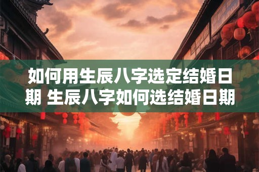 如何用生辰八字选定结婚日期 生辰八字如何选结婚日期
