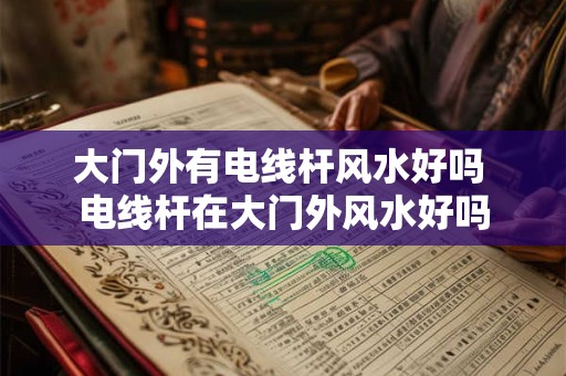 大门外有电线杆风水好吗 电线杆在大门外风水好吗 大门外有电线杆风水好吗 电线杆在大门外风水好吗