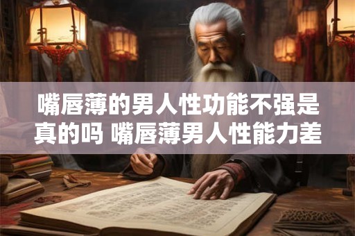 嘴唇薄的男人性功能不强是真的吗 嘴唇薄男人性能力差