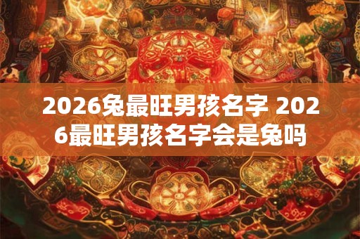 2026兔最旺男孩名字 2026最旺男孩名字会是兔吗