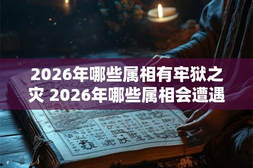 2026年哪些属相有牢狱之灾 2026年哪些属相会遭遇牢狱之灾