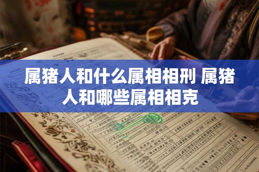 属猪人和什么属相相刑 属猪人和哪些属相相克 属猪人和什么属相相刑 属猪人和哪些属相相克