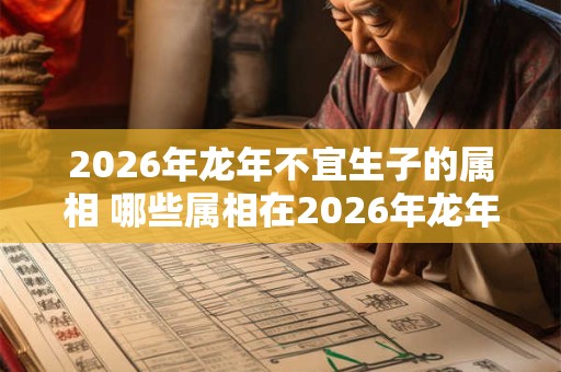 2026年龙年不宜生子的属相 哪些属相在2026年龙年不宜生子