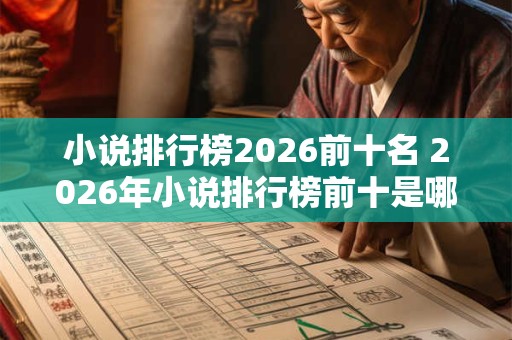 小说排行榜2026前十名 2026年小说排行榜前十是哪些 小说排行榜2026前十名 2026年小说排行榜前十是哪些