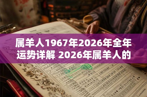 属羊人1967年2026年全年运势详解 2026年属羊人的全年运势如何