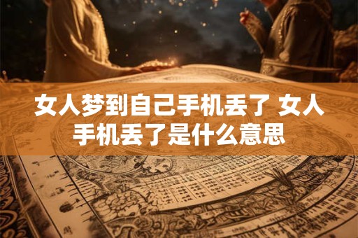 女人梦到自己手机丢了 女人手机丢了是什么意思 女人梦到自己手机丢了 女人手机丢了是什么意思