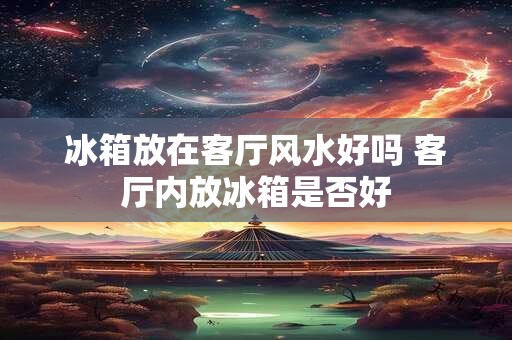 冰箱放在客厅风水好吗 客厅内放冰箱是否好