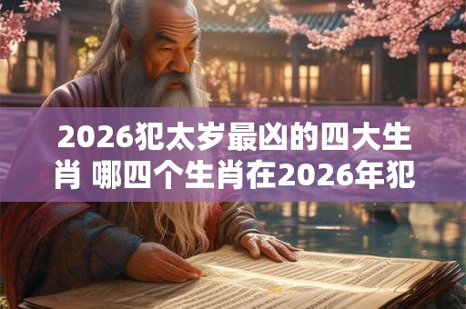2026犯太岁最凶的四大生肖 哪四个生肖在2026年犯太岁最凶 2026犯太岁最凶的四大生肖 哪四个生肖在2026年犯太岁最凶