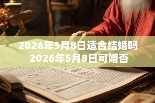2026年5月8日适合结婚吗 2026年5月8日可婚否