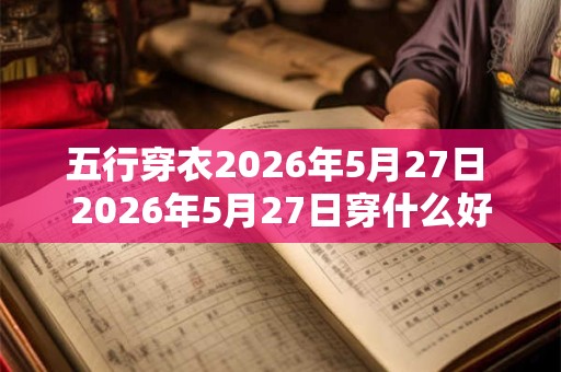 五行穿衣2026年5月27日 2026年5月27日穿什么好五行之道解答