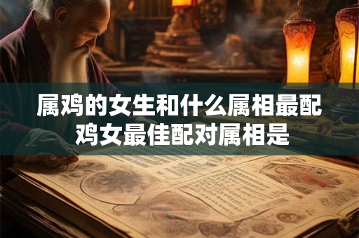 属鸡的女生和什么属相最配 鸡女最佳配对属相是