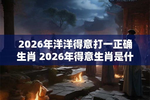 2026年洋洋得意打一正确生肖 2026年得意生肖是什么