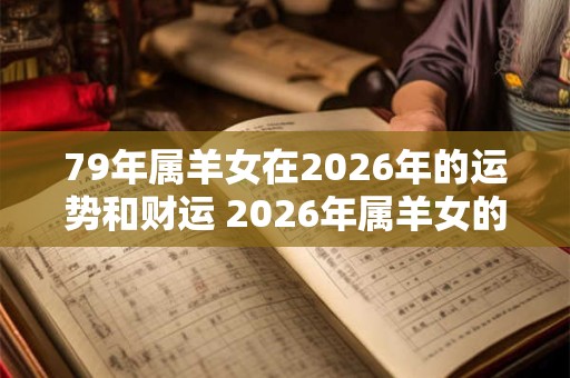 79年属羊女在2026年的运势和财运 2026年属羊女的运财如何