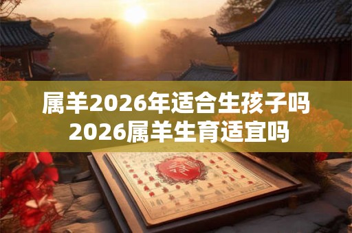 属羊2026年适合生孩子吗 2026属羊生育适宜吗 属羊2026年适合生孩子吗 2026属羊生育适宜吗