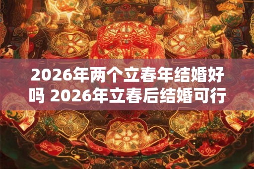 2026年两个立春年结婚好吗 2026年立春后结婚可行吗 2026年两个立春年结婚好吗 2026年立春后结婚可行吗
