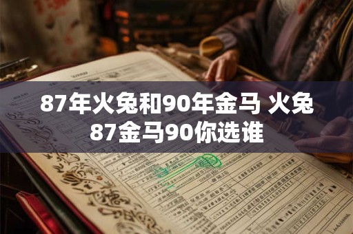 87年火兔和90年金马 火兔87金马90你选谁