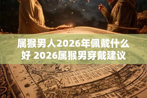 属猴男人2026年佩戴什么好 2026属猴男穿戴建议