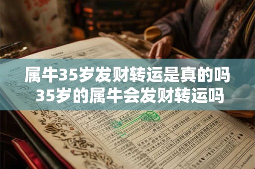 属牛35岁发财转运是真的吗 35岁的属牛会发财转运吗 属牛35岁发财转运是真的吗 35岁的属牛会发财转运吗