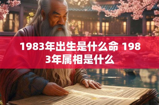 1983年出生是什么命 1983年属相是什么 1983年出生是什么命 1983年属相是什么