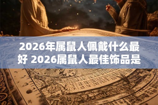 2026年属鼠人佩戴什么最好 2026属鼠人最佳饰品是什么