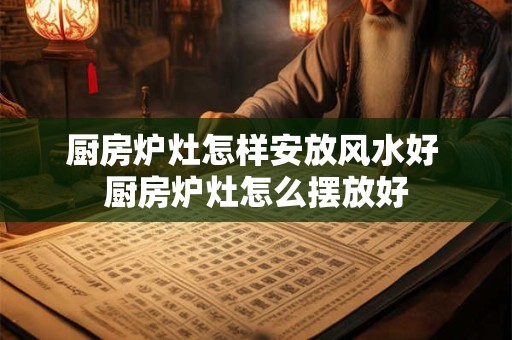 厨房炉灶怎样安放风水好 厨房炉灶怎么摆放好
