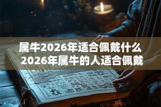 属牛2026年适合佩戴什么 2026年属牛的人适合佩戴什么 属牛2026年适合佩戴什么 2026年属牛的人适合佩戴什么