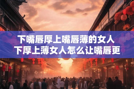 下嘴唇厚上嘴唇薄的女人 下厚上薄女人怎么让嘴唇更匀称 下嘴唇厚上嘴唇薄的女人 下厚上薄女人怎么让嘴唇更匀称