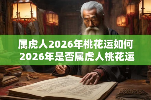 属虎人2026年桃花运如何 2026年是否属虎人桃花运好