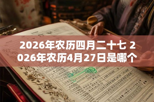 2026年农历四月二十七 2026年农历4月27日是哪个节日