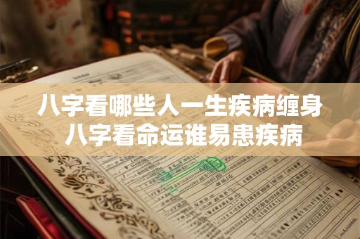 八字看哪些人一生疾病缠身 八字看命运谁易患疾病 八字看哪些人一生疾病缠身 八字看命运谁易患疾病