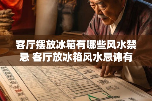客厅摆放冰箱有哪些风水禁忌 客厅放冰箱风水忌讳有哪些 客厅摆放冰箱有哪些风水禁忌 客厅放冰箱风水忌讳有哪些