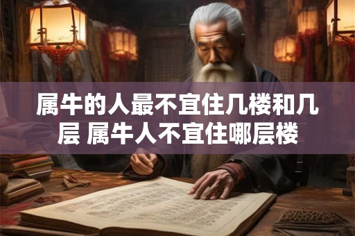 属牛的人最不宜住几楼和几层 属牛人不宜住哪层楼 属牛的人最不宜住几楼和几层 属牛人不宜住哪层楼