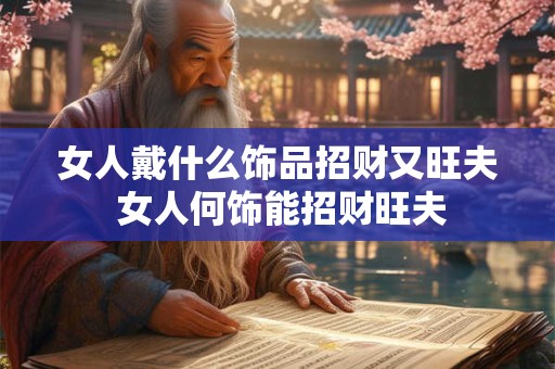 女人戴什么饰品招财又旺夫 女人何饰能招财旺夫 女人戴什么饰品招财又旺夫 女人何饰能招财旺夫