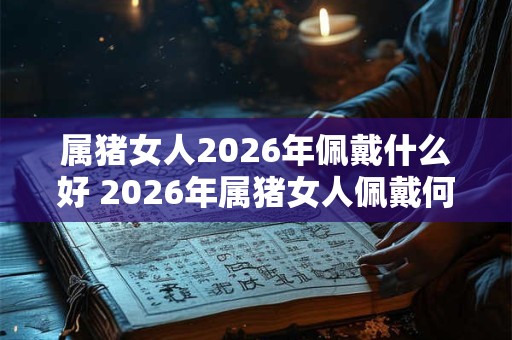 属猪女人2026年佩戴什么好 2026年属猪女人佩戴何物