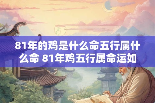 81年的鸡是什么命五行属什么命 81年鸡五行属命运如何