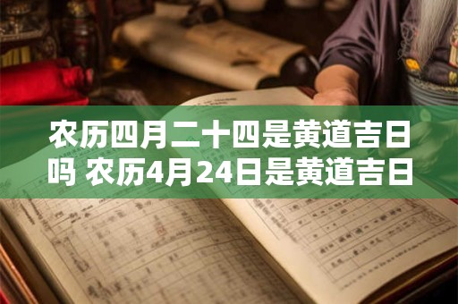 农历四月二十四是黄道吉日吗 农历4月24日是黄道吉日吗