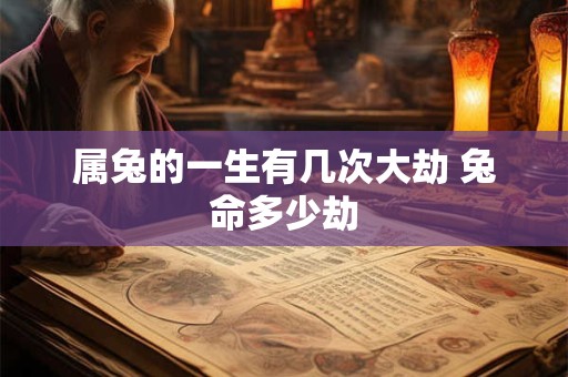 属兔的一生有几次大劫 兔命多少劫