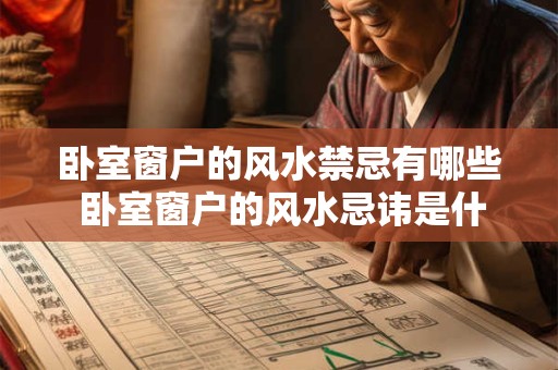 卧室窗户的风水禁忌有哪些 卧室窗户的风水忌讳是什么 卧室窗户的风水禁忌有哪些 卧室窗户的风水忌讳是什么