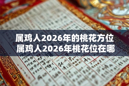 属鸡人2026年的桃花方位 属鸡人2026年桃花位在哪